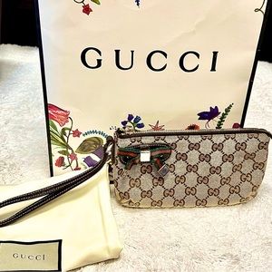 GUCCI GG Princy Wristlet NEVER USED